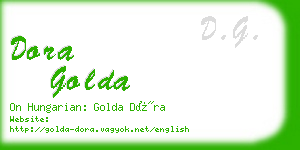 dora golda business card